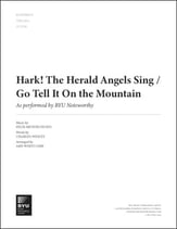 Hark! The Herald Angels Sing/Go Tell It on the Mountain SSSSAAA choral sheet music cover